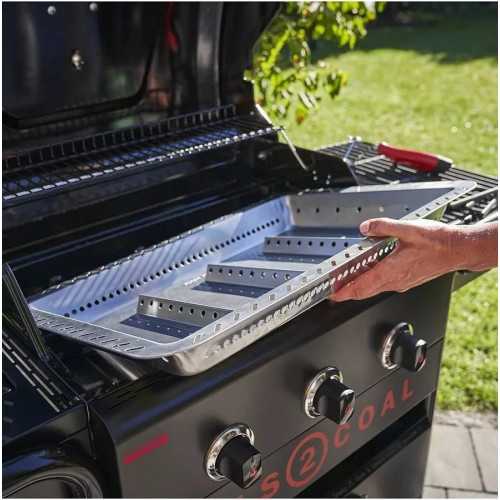 Barbacoa gas y carbón Gas2Coal Edición Especial de 3 Quemadores