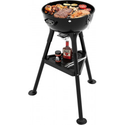 Barbacoa híbrida eléctrica o carbón