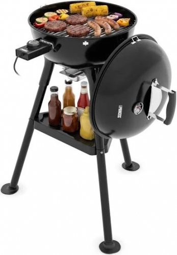 Barbacoa híbrida eléctrica o carbón