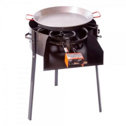 Barbacoa Portátil | Paellero | Parrilla Barbacoa | Barbacoa Carbón Y Leña | Quemador de Gas | Paellero Gas | Barbacoa Redonda