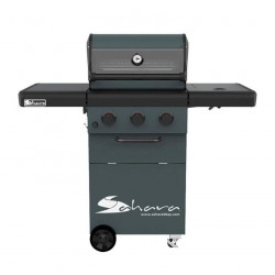 Barbacoa X350 de tres quemadores + Hornillo Lateral Sahara