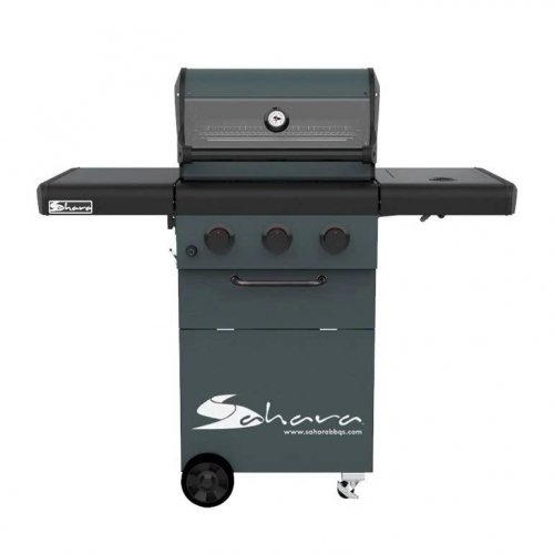 Barbacoa X350 de tres quemadores + Hornillo Lateral Sahara