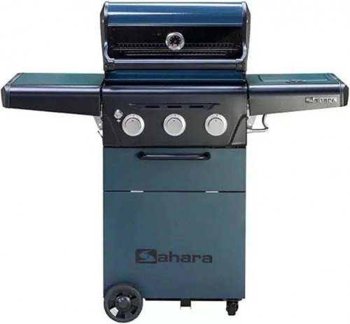 Barbacoa X350 de tres quemadores + Hornillo Lateral Sahara