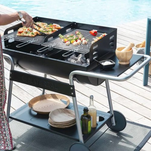 Barbecue a carbonella torus naterial