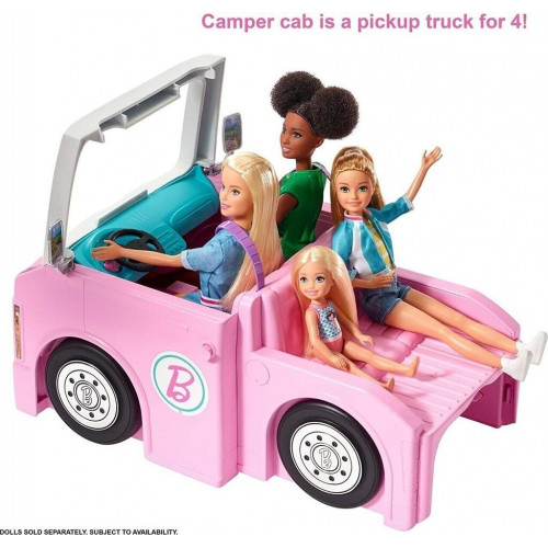 Barbie Caravana para acampar 3 en 1