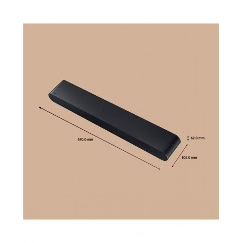 Barra de sonido All-in-One Samsung 2024 HW-S60D, 5.0, 200W, Dolby Atmos y DTS Virtual: X, Wi-Fi, Compatible con Asistentes de voz Negro