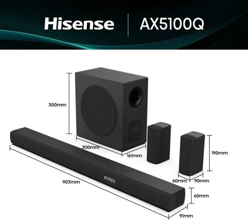 Barra de Sonido Hisense AX5100Q