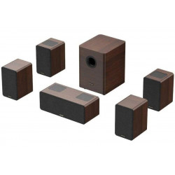 Barra de Sonido Hiwill M514 5.1.4 900W Dolby Atmos Madera Marrón