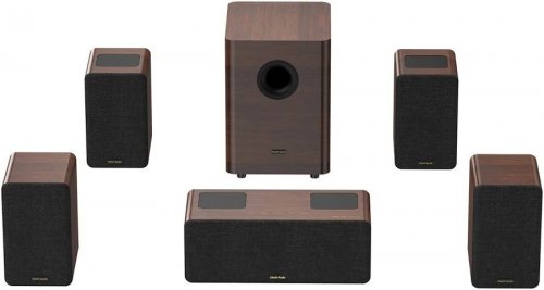 Barra de Sonido Hiwill M514 5.1.4 900W Dolby Atmos Madera Marrón