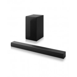 Barra de sonido LG S60T AI Sound Pro, 3.1, 340W, Dolby Digital y DTS Digital Surround, Subwoofer inalámbrico Negro