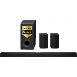 Barra de sonido - LG S90TR, Bluetooth, Inalámbrico, 670 W, 7.1.3 canales, Subwoofer 220W, Dolby Atmos®, DTS:X®, Negro