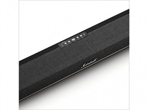 Barra de sonido - Marshall Heston 60, WiFi/Bluetooth, Admite la Ampliación del Subwoofer, 56W, Dolby Atmos, Negro
