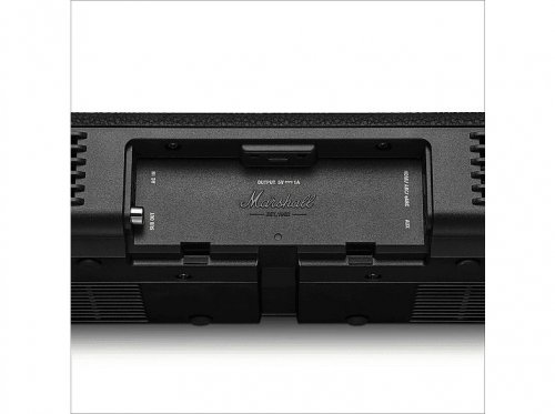 Barra de sonido - Marshall Heston 60, WiFi/Bluetooth, Admite la Ampliación del Subwoofer, 56W, Dolby Atmos, Negro