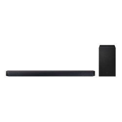 Barra de Sonido Samsung 2026 HW-Q600H Inalámbrico Dolby Atmos con Wi-Fi. 3.1.2 canales con 9 altavoces. Subwoofer inalámbrico Negro Titanio