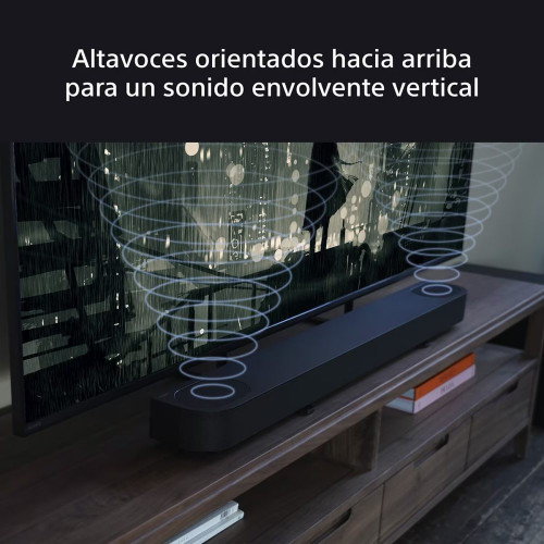 Barra de sonido Sony BRAVIA Theatre Bar 6, 3.1.2 canales, subwoofer inalámbrico, sonido cinematográfico Dolby Atmos y DTS:X, IA Voice Zoom3 Negro