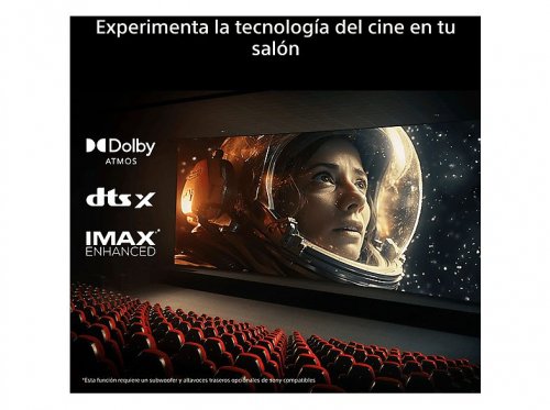 Barra de sonido - Sony BRAVIA Theatre Bar 7, Dolby Atmos, 9 altavoces, WiFi, Bluetooth, 360 Spatial Sound Mapping, 405 W, Apple Airplay, HT-A7100