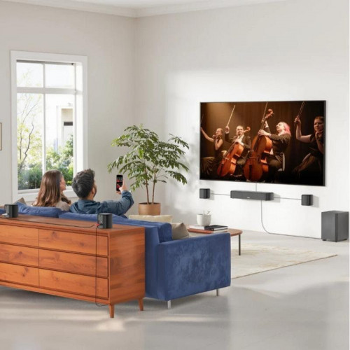Barra de Sonido Ultimea Aura A60 7.1 350W Bluetooth HDMI eARC Dolby Atmos Negra