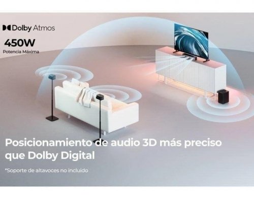 Barra de Sonido Ultimea Poseidon M4T 5.1 450 W Dolby Atmos HDMI