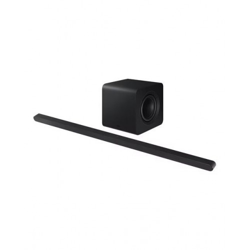 Barra de sonido UltraSlim Samsung 2024 HW-S800D, 3.1.2, Dolby Atmos, DTS: X, 330W, Subwoofer inalámbrico SLIM, Wi-Fi, Compatible con Asistentes de voz Negro