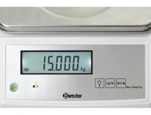 Báscula de cocina profesional 15kg 5g Bartscher a300117