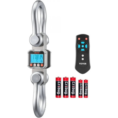 Báscula de grúa Digital 22000 lbs VEVOR Báscula de suspensión industrial para aplicaciones de trabajo pesado