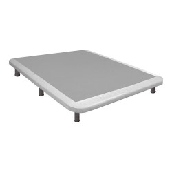 Base tapizada en polipiel Praga 20 Magister Plata