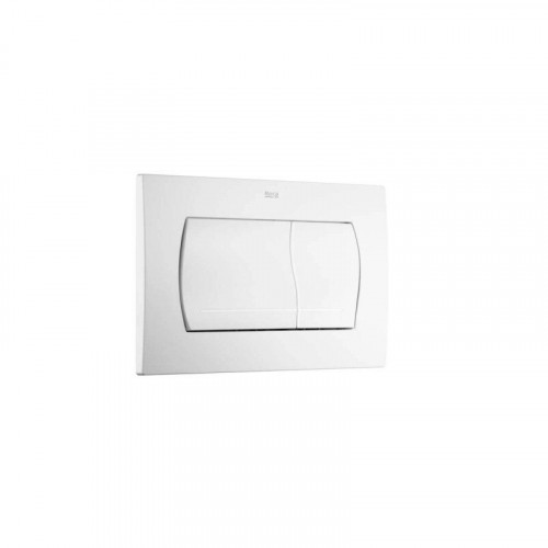 Bastidor empotrado ROCA Active Pack con cisterna y pulsador bl br, con inodoro suspendido tornado LIA blanco de AzulBath