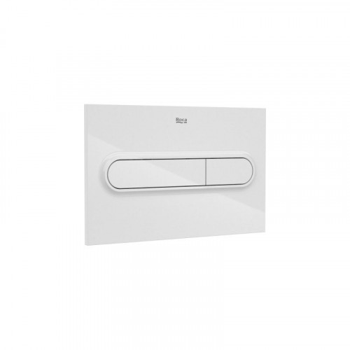 Bastidor ROCA DUPLO pack cisterna empotrada y pulsador PL1 bl br con inodoro suspendido ROCA THE GAP con sistema rimless