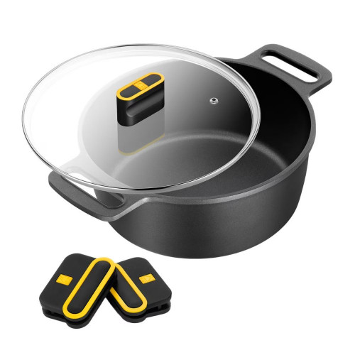 Batería de cocina de 4 piezas Daily Pro Bra Negro