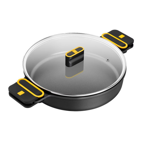 Batería de cocina de 4 piezas Daily Pro Bra Negro