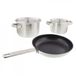 Batería de cocina Electrolux E3SS kit 3 piezas acero inoxidable