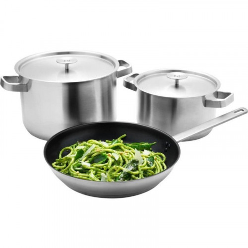 Batería de cocina Electrolux E3SS kit 3 piezas acero inoxidable