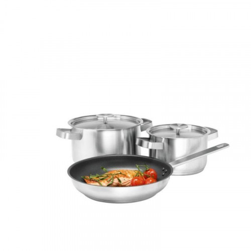 Batería de cocina Electrolux E3SS kit 3 piezas acero inoxidable