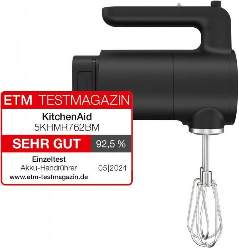 Batidora Amasadora inalámbrica Con Batería Go Negro MATE | KitchenAid