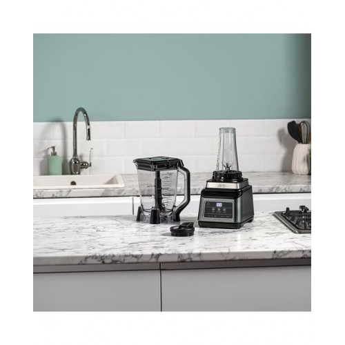 Batidora de vaso Ninja BN750EU 2 en 1 con Auto IQ Negro / Plateado