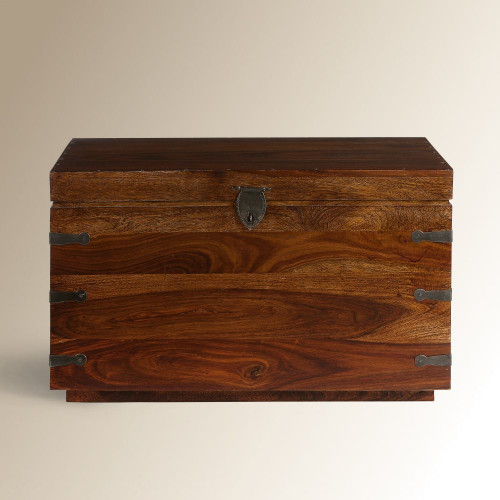 Baúl de madera de palisandro Bombay EuroVolter Nogal oscuro