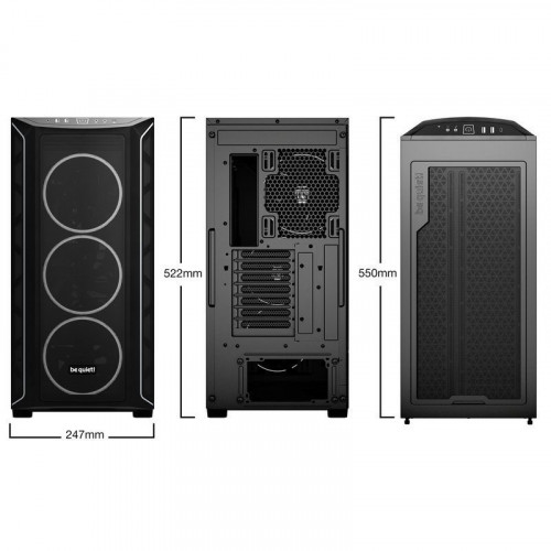 Be Quiet Shadow Base 800 FX Black Midi Tower Cristal Templado ARGB USB 3.2 Negra