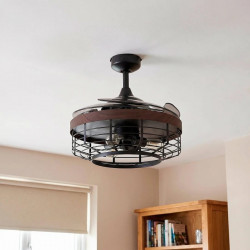 Beacon Lighting Ventilador de techo Fanaway Montclair nogal