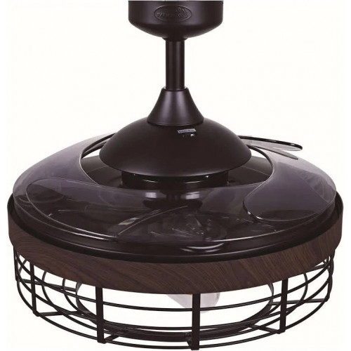 Beacon Lighting Ventilador de techo Fanaway Montclair nogal
