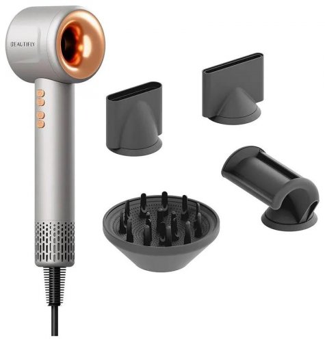 Beautifly Secador de Pelo IonBoost 1600 W Gris