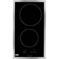 Beko HDMC32400TX hobs Acero inoxidable Integrado 30 cm Cerámico 2 zona