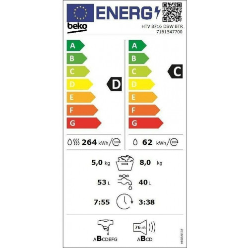 Beko HTV 8716 DSW BTR