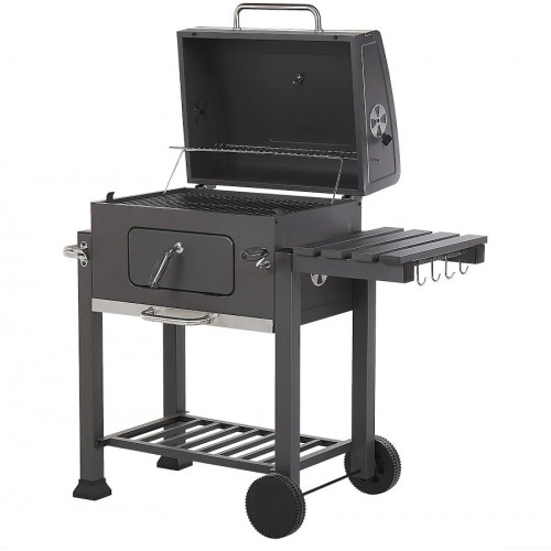 Beliani Barbacoa de carbón gris Pavlof