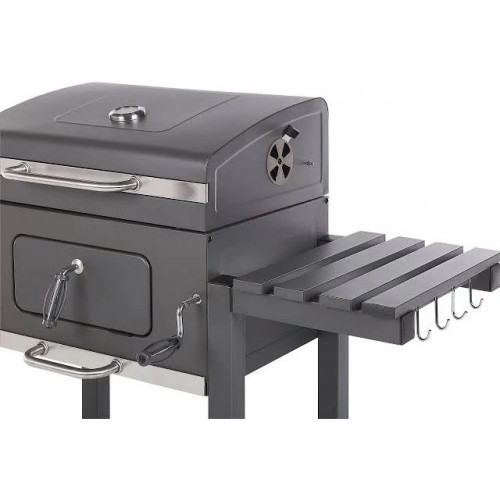 Beliani Barbacoa de carbón gris Pavlof