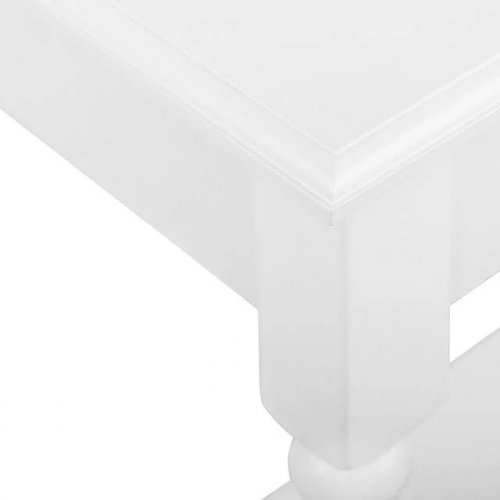 Beliani Consola blanca Tobago