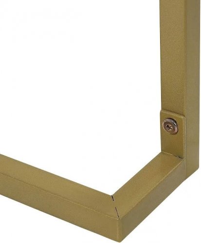 Beliani Consola de metal dorado Westport