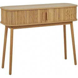Beliani Consola Madera Clara Selah