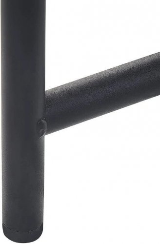 Beliani Consola Madera oscura/negro 100 X 35 cm Jose