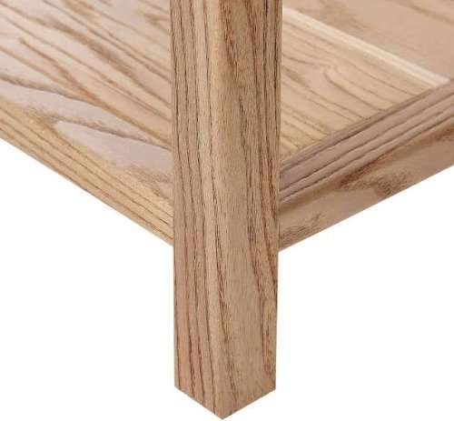 Beliani Consola Salton Madera Clara