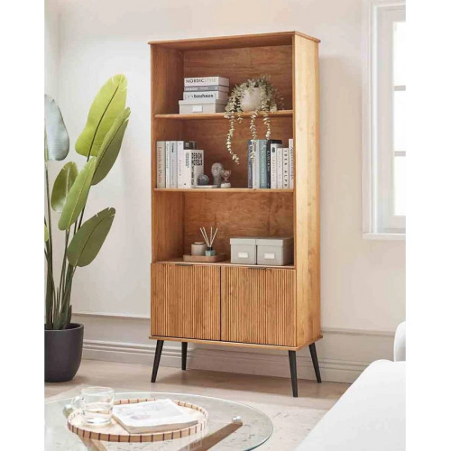 Beliani Estante/Librería Timmins Madera Clara